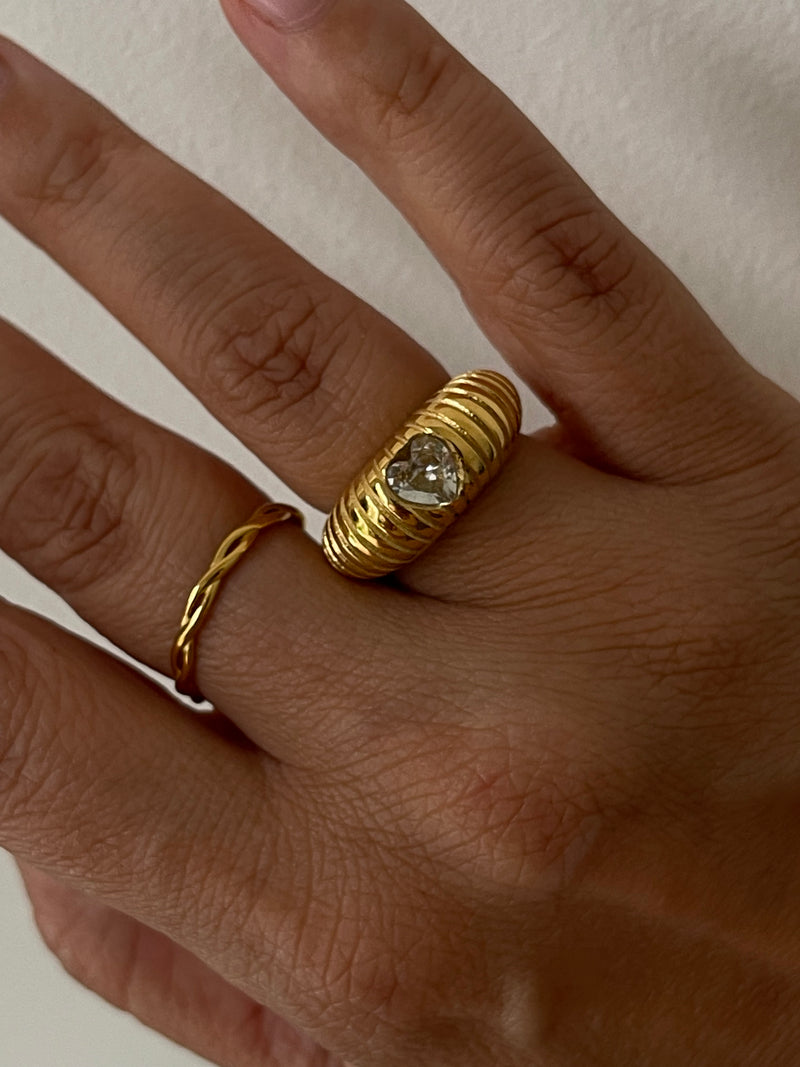 Bague Love Gold